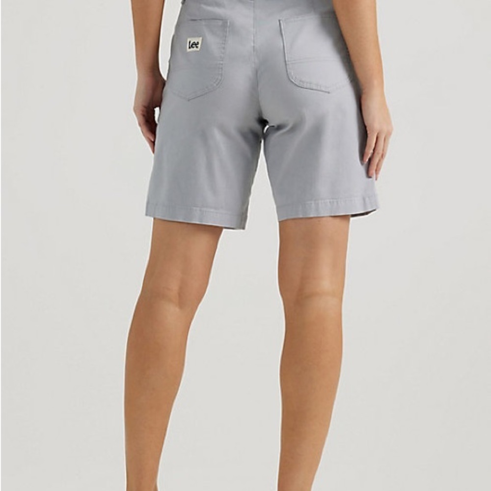 Lee Women's Gray Shorts Bermuda